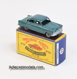 Matchbox Lesney 33 Ford Zodiac MW/B4 box Virtually Mint/Nice box