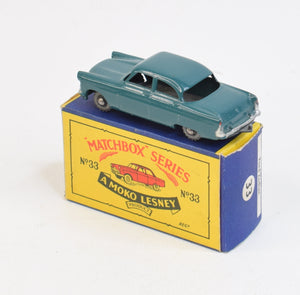 Matchbox Lesney 33 Ford Zodiac MW/B4 box Virtually Mint/Nice box