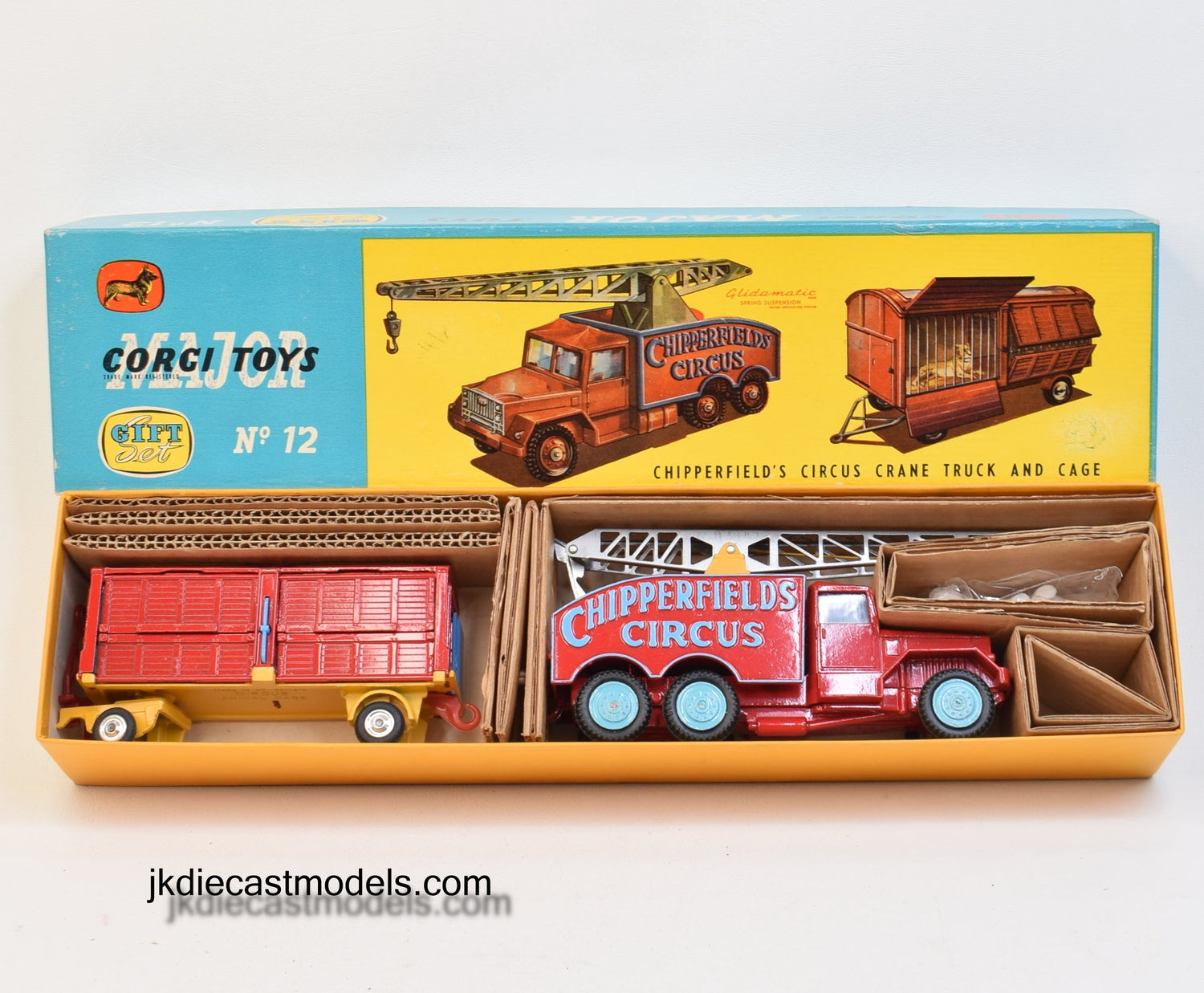 Corgi toys Gift set 12 Chipperfields Crane & Cage Virtually Mint/Nice box