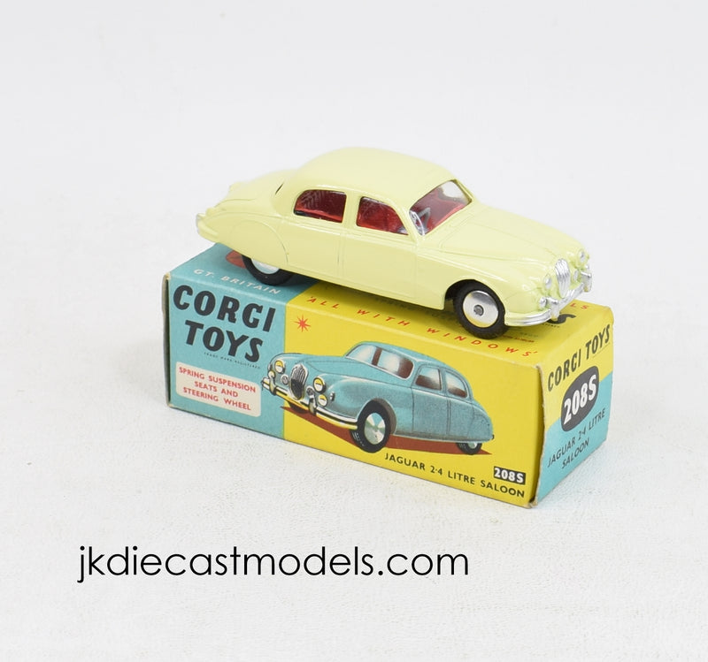 CORGI TOYS　No.2 Corgi Toys 208s Jaguar 2.4 Virtually Mint/Nice box – JK DIE-CAST