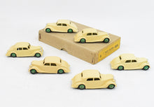 Trade box of 6 Dinky 40a Riley Saloon Virtually Mint/Boxed