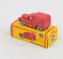 Dublo Dinky toy 068 Royal Mail Van Virtually Mint/Lovely box 'Scandinavian Collection'