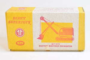 Dinky toys 975 Ruston Bucyrus Virtually Mint/Lovely box