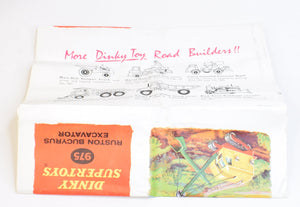 Dinky toys 975 Ruston Bucyrus Virtually Mint/Lovely box