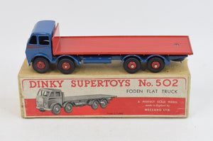 Dinky Toys 502 Foden Flat bed Very Near Mint/Boxed