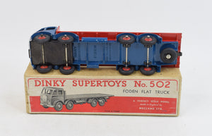 Dinky Toys 502 Foden Flat bed Very Near Mint/Boxed