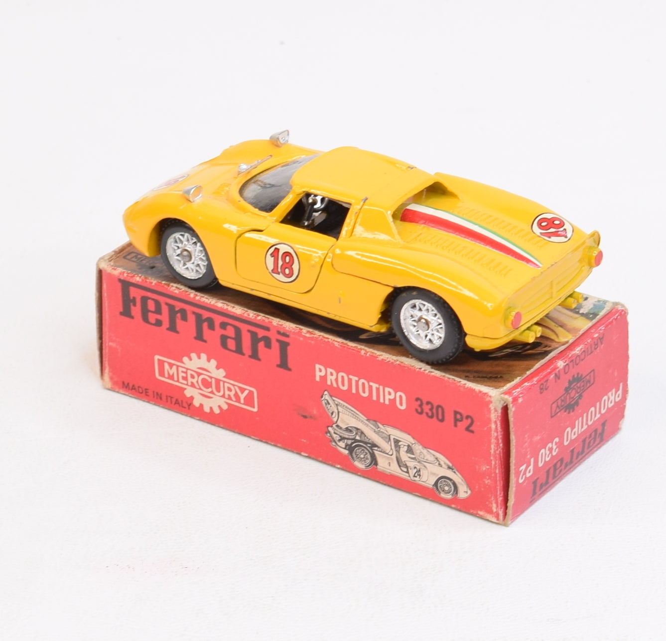 限定SALE高品質Mercury Art.28　Ferrari Prototipo 330 P2 　マーキュリー　フェラーリ　プロトタイプ　ヴィンテージ　ビンテージ　vintage Italy ディンキー