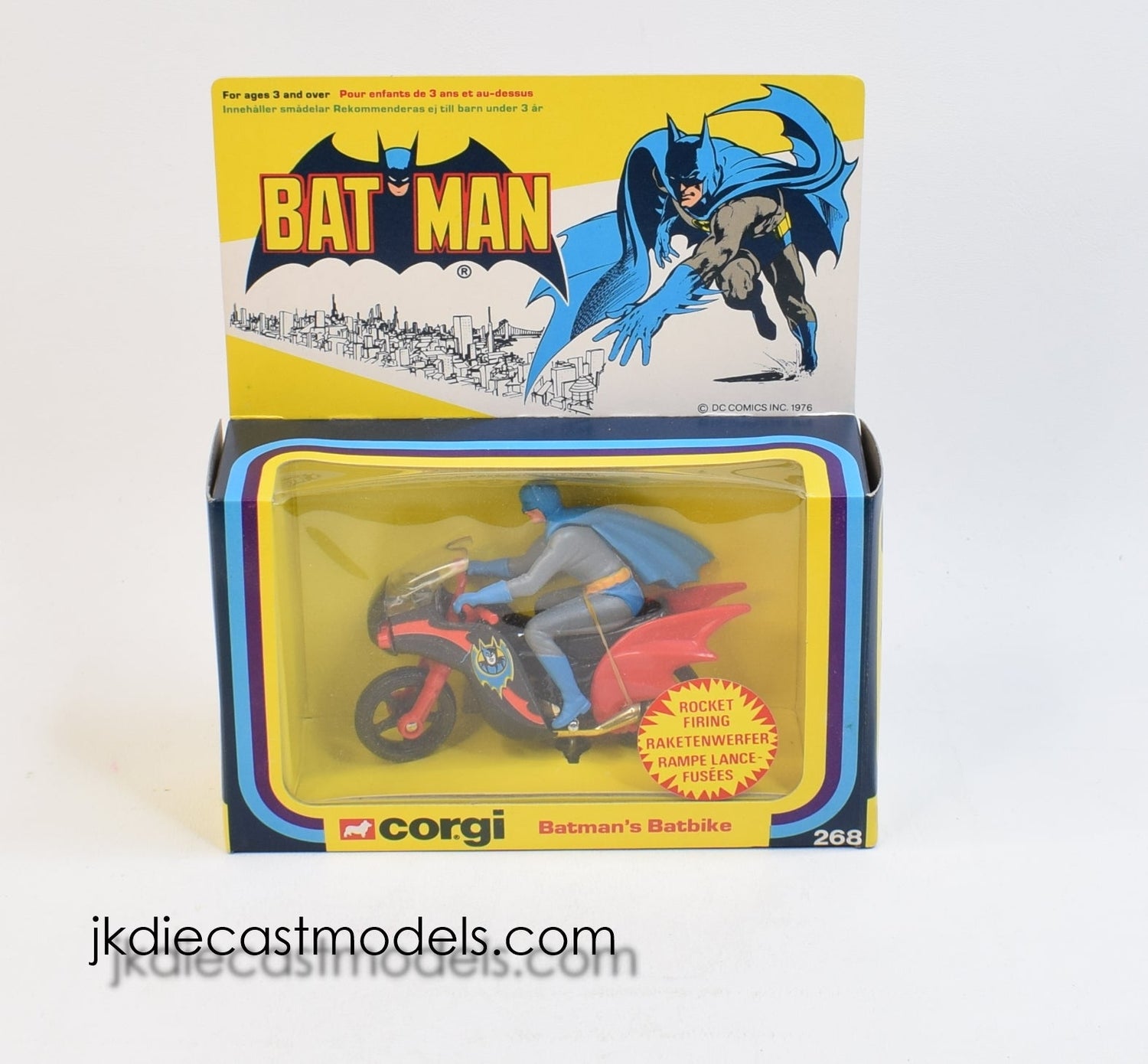 Corgi toys 268 Batbike Mint/Lovely box