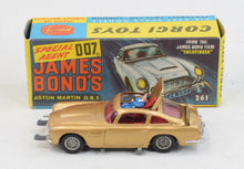 Corgi Toys 261 James Bond DB5 Virtually Mint/Lovely box (Without indicator casting) 'Scandinavian Collection'