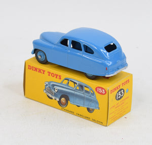 Dinky Toys 153 Standard Vanguard Virtually Mint/Lovely box (Rare late issue)