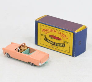 Matchbox Lesney 39 Zodiac Convertible RW/B2 box Virtually Mint/Nice box