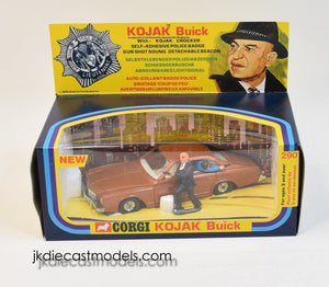 Corgi Toys 290 Kojak Buick  Mint/Lovely box (Straight out of a trade wrap, Hatless Kojak)