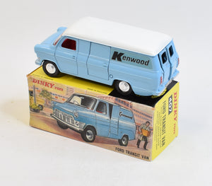 Dinky toy 407 'Kenwood' Ford Transit Virtually Mint/Nice box (No.1)