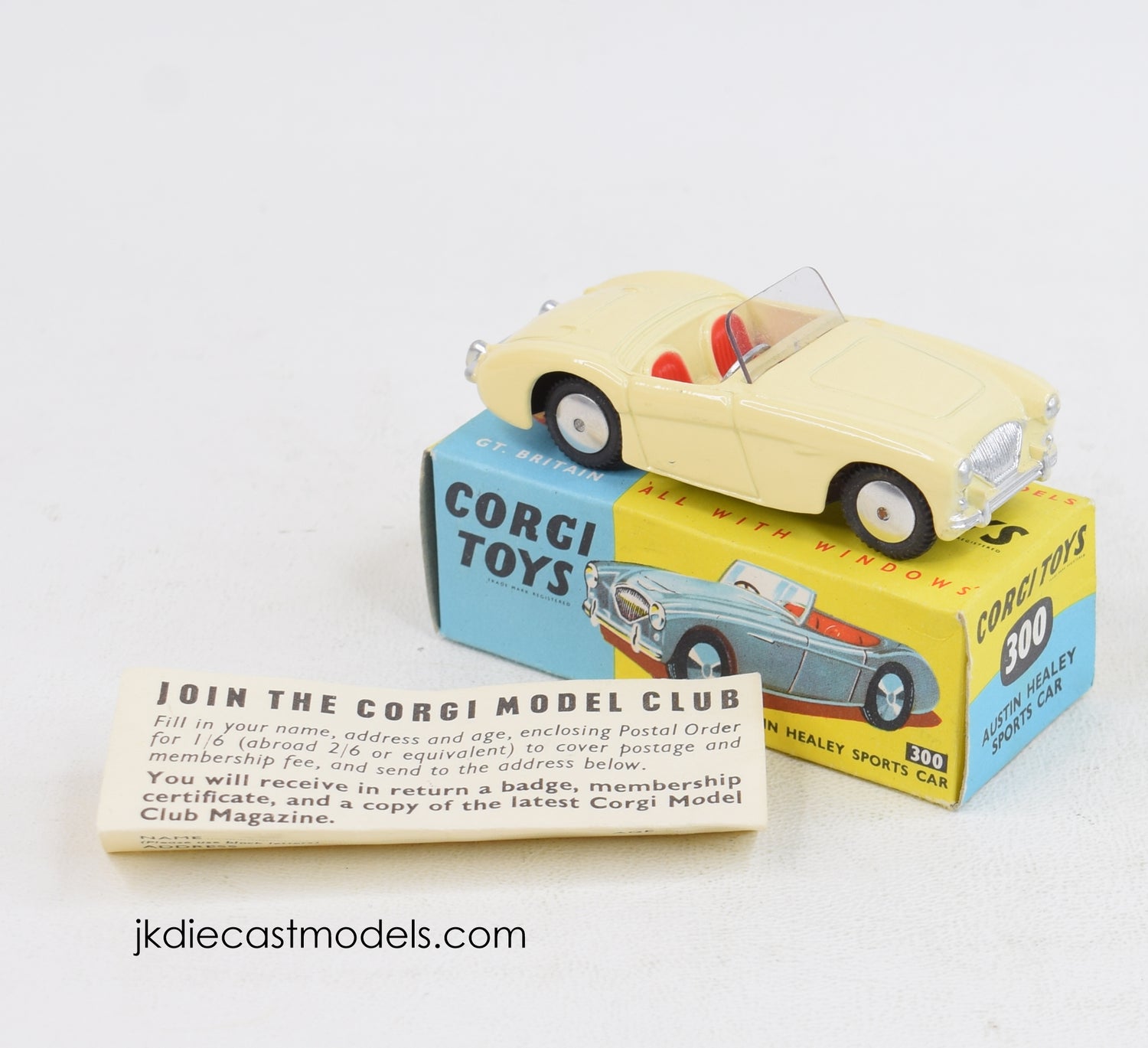 Corgi Toys 300 Austin Healey Mint/Lovely box