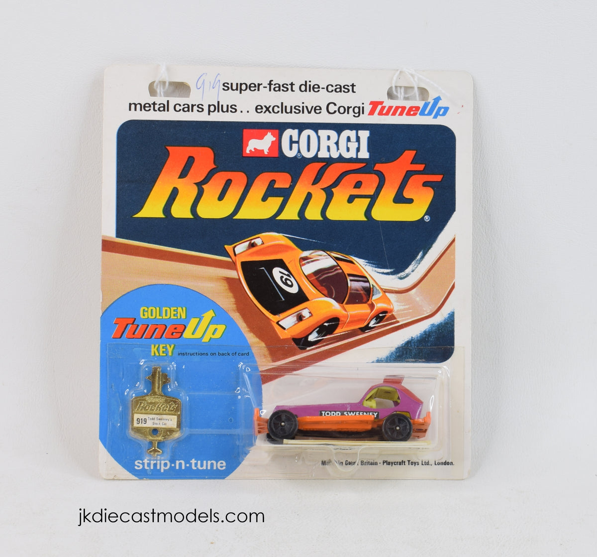 Corgi Rockets 919 Todd Sweeney's Stock car M.O.C 'Winchester Collection'