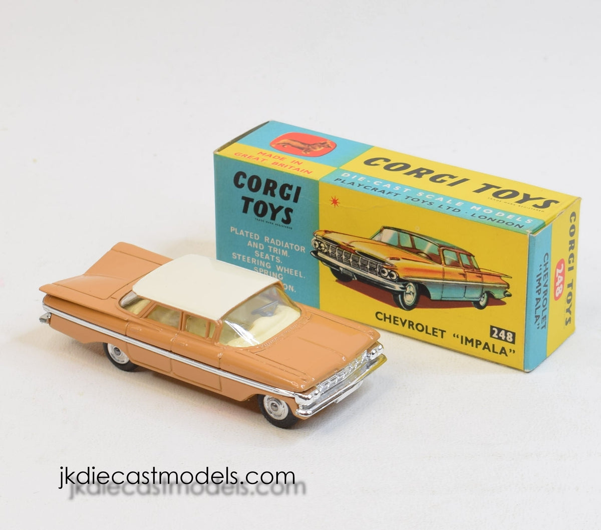 Corgi Toys 248 Chevrolet Impala Virtually Mint/Lovely box