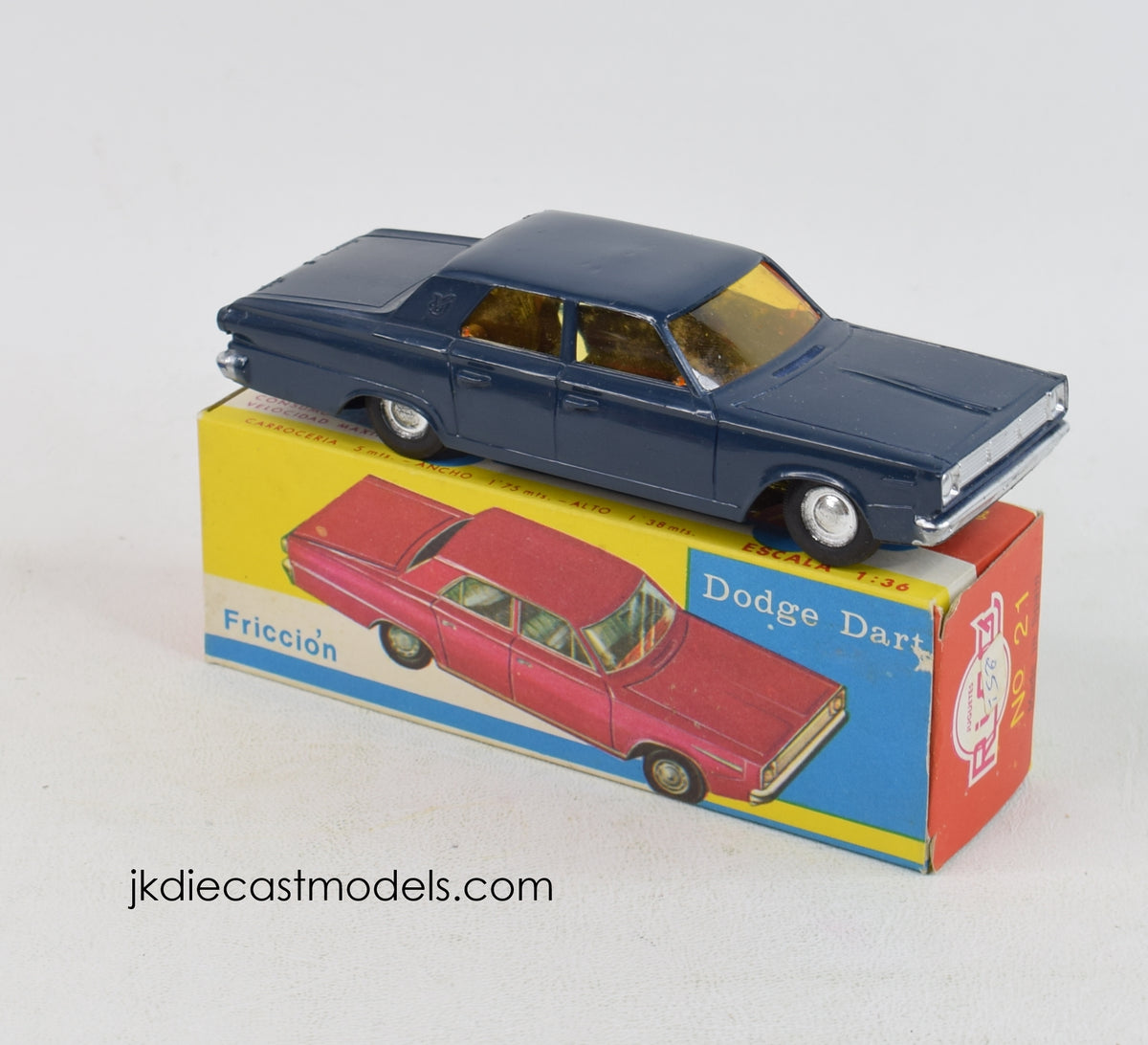 Rico plastic No.21 Dodge Dart Virtually Mint/Boxed 'Scandinavian Collection'