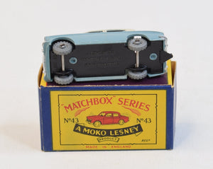 Matchbox Lesney 43 Hillman Minx MW/B2 box Virtually Mint/Boxed