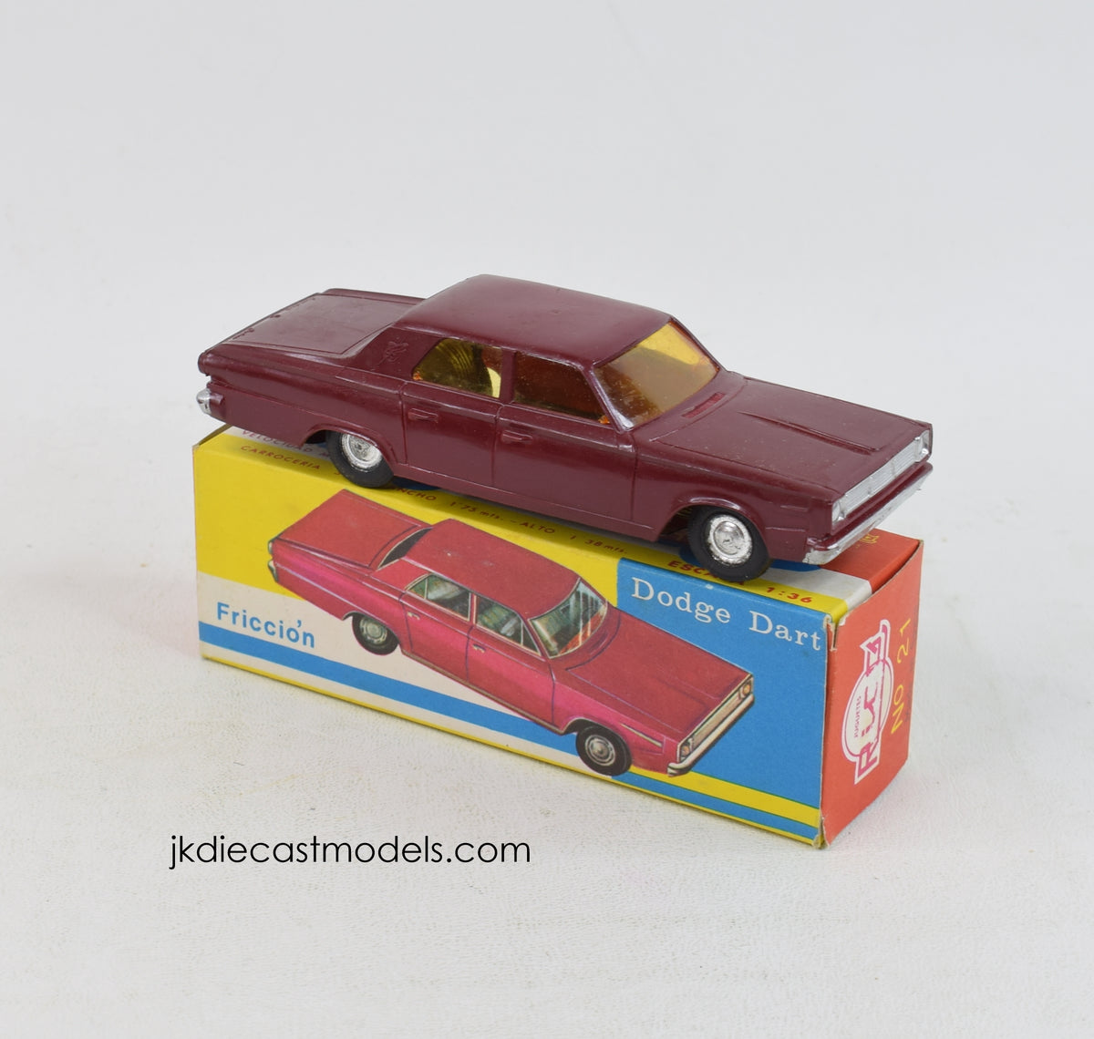 Rico plastic No.21 Dodge Dart Virtually Mint/Boxed 'Scandinavian Collection'