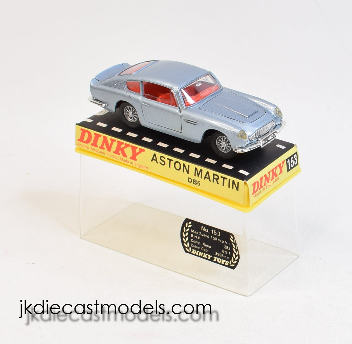 Dinky Toys 153 Aston Martin DB6 Virtually Mint/Nice box (No.1)