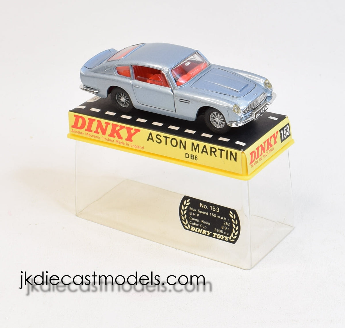 Dinky Toys 153 Aston Martin DB6 Virtually Mint/Nice box (No.2)