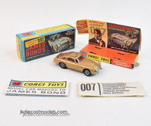 Corgi Toys 261 James Bond DB5 Virtually Mint/Boxed (Toffee Gold) - 'Llanellen' Collection