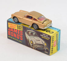 Corgi Toys 261 James Bond DB5 Virtually Mint/Boxed (Toffee Gold) - 'Llanellen' Collection