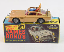 Corgi Toys 261 James Bond DB5 Virtually Mint/Boxed (Toffee Gold) - 'Llanellen' Collection