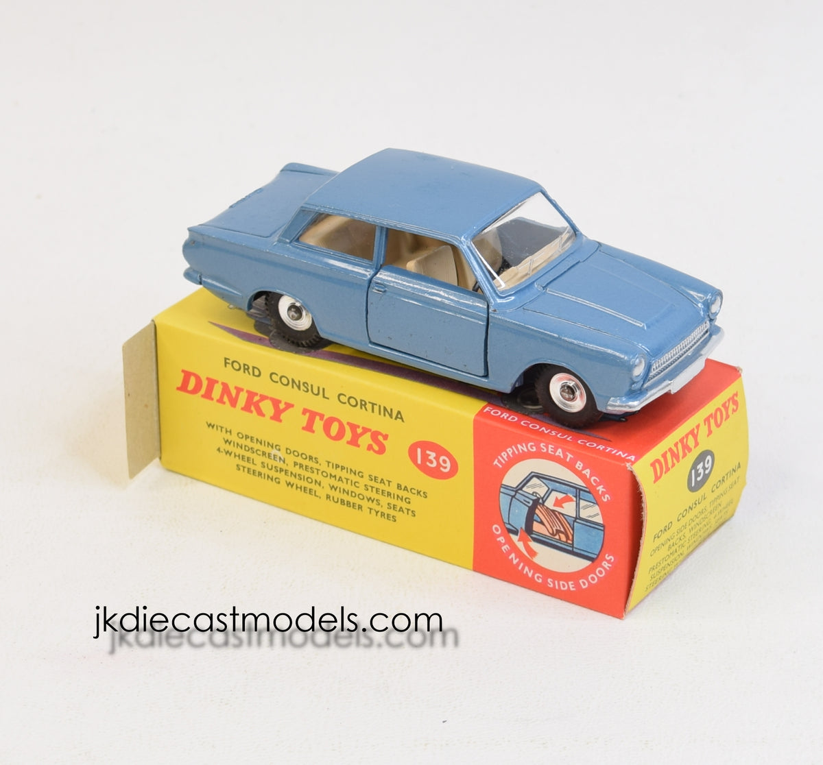 Dinky toys 139 Ford Consul Virtually Mint/Lovely box (No.5)