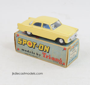 Spot-on 100 Ford Zodiac Very Near Mint/Boxed (Pale Yellow) 'Shropshire Collection'