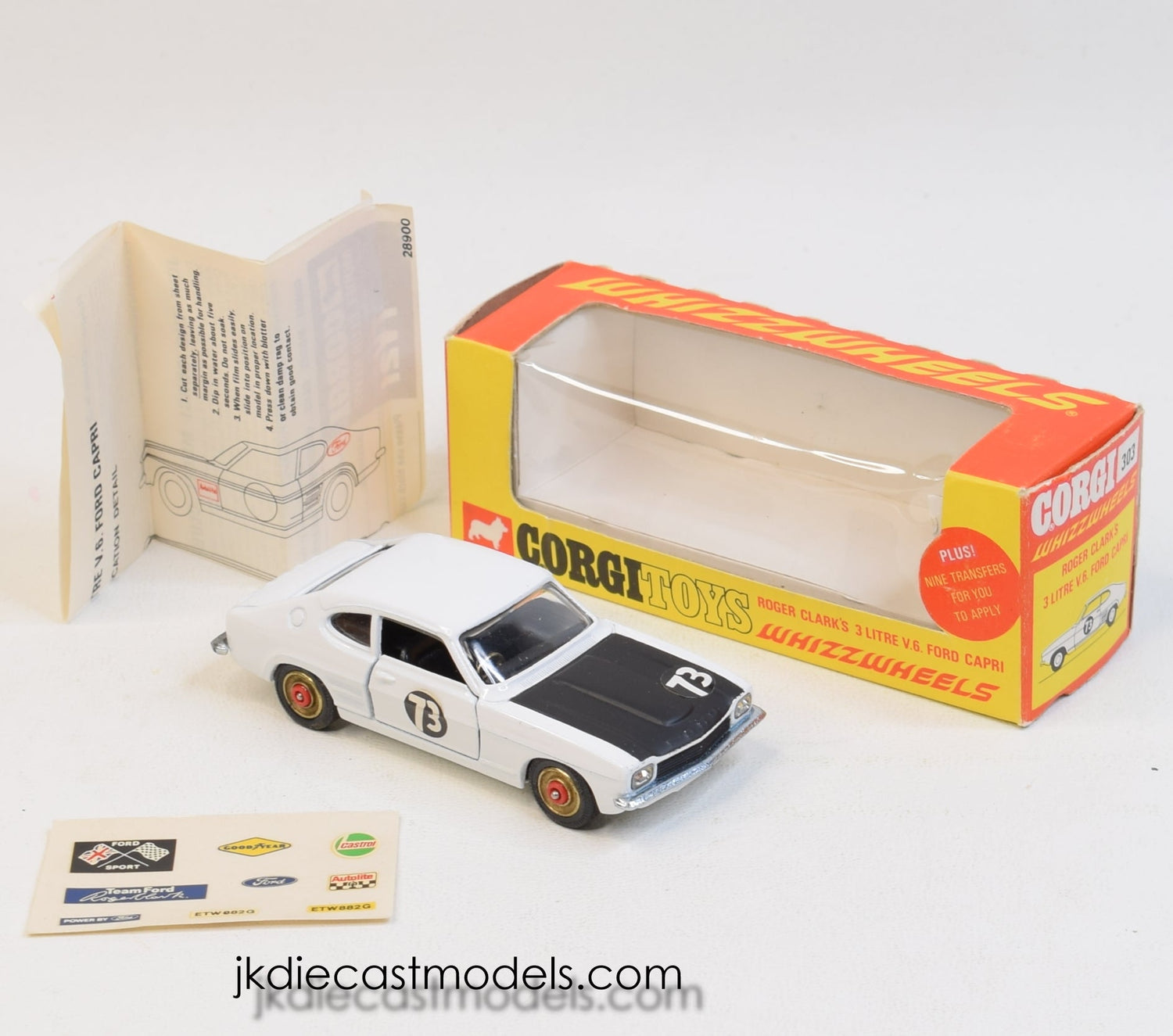 Corgi toys 303 Roger Clark Capri Virtually Mint/Boxed 'Avonmore' Collection