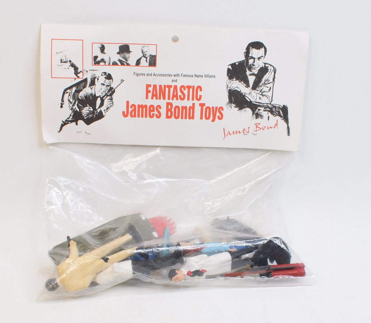 Gilbert - James Bond sealed pack of figures - Virtually Mint/Sealed bag