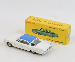 French Dinky 545 De Soto Diplomat Virtually Mint/Nice box (Colour trial)