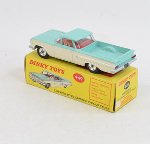 Dinky toys 449 El Camino Pick-Up Truck Very Near Mint/Boxed 'Scandinavian Collection'