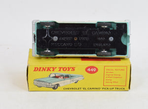 Dinky toys 449 El Camino Pick-Up Truck Very Near Mint/Boxed 'Scandinavian Collection'