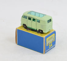 Matchbox Lesney 34 VW Camping car RW/E3 box Virtually Mint/Boxed