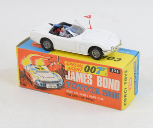 Corgi toys 336 James Bond Toyota Virtually Mint/Nice box