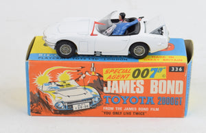 Corgi toys 336 James Bond Toyota Virtually Mint/Nice box