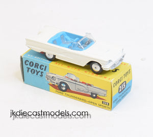 Corgi Toys 215 Ford Thunderbird Virtually Mint/Boxed 'Avonmore' Collection (1959 cast number plate)