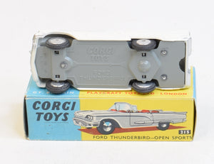 Corgi Toys 215 Ford Thunderbird Virtually Mint/Boxed 'Avonmore' Collection (1959 cast number plate)
