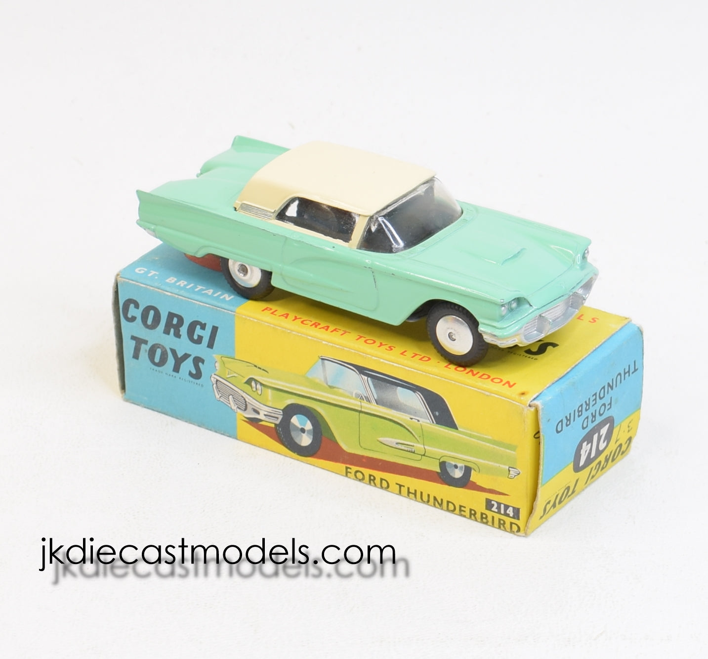 Corgi Toys 214 Thunderbird Virtually Mint/Boxed 'Avonmore Collection'