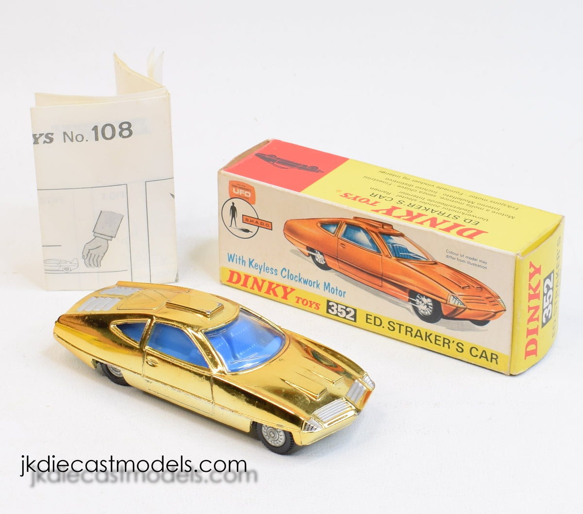 Dinky toys 352 Ed Straker's car Very Near Mint/Boxed