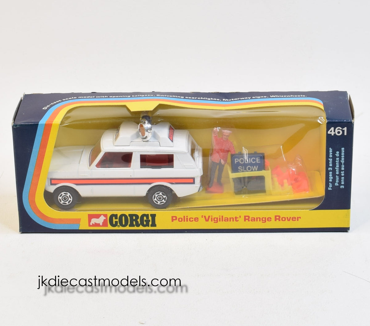 Corgi 461 Police 'Vigilant' Range Rover (Unsold shop stock quality).