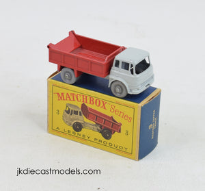 Matchbox Lesney 3 Bedford Tipper GPW/D box Virtually Mint/Nice box