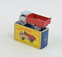 Matchbox Lesney 3 Bedford Tipper GPW/D box Virtually Mint/Nice box