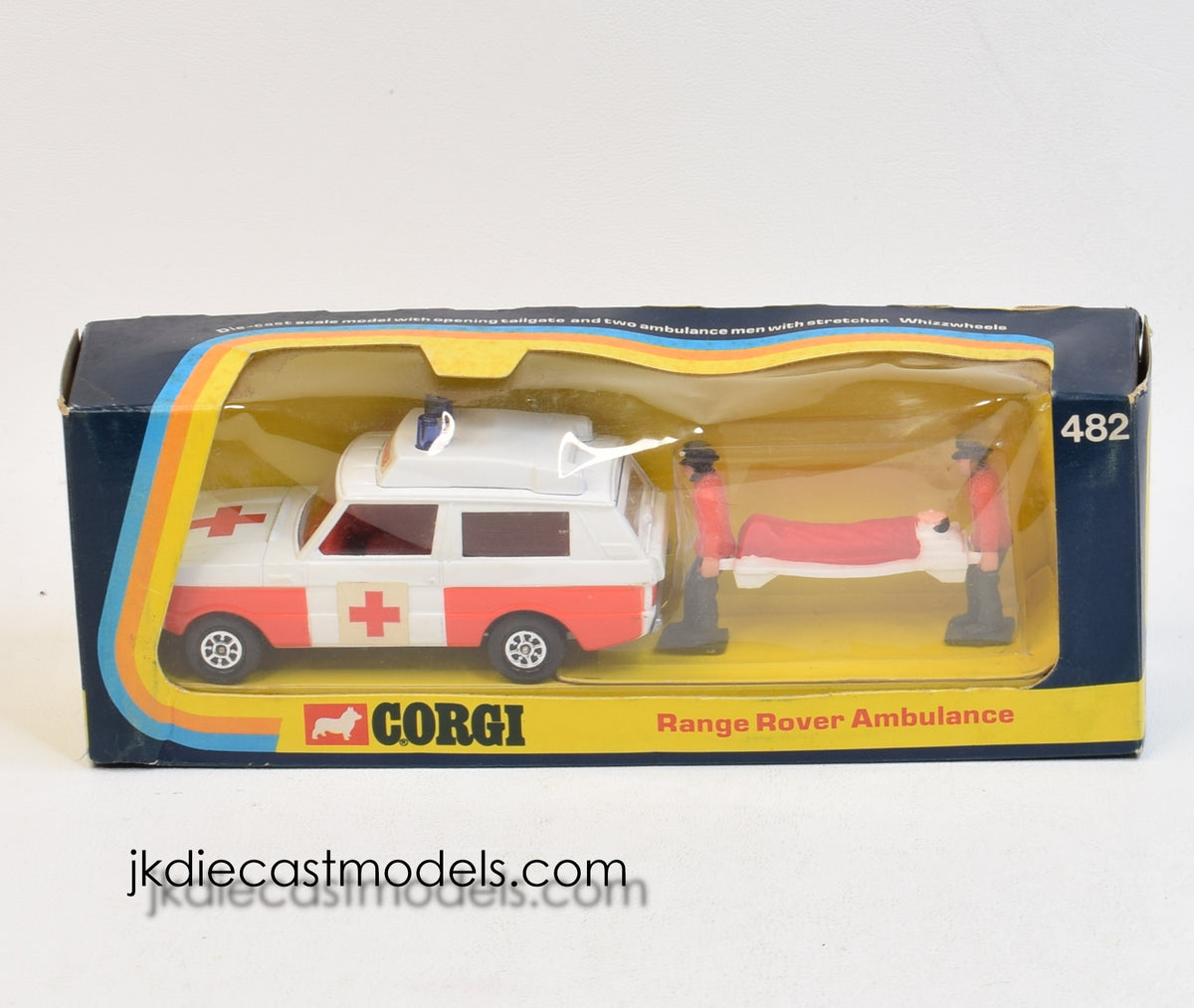 Corgi 482 Range Rover Ambulance Virtually Mint/Boxed (Rare white door version) 'Weslake Collection'