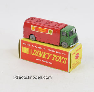 Dublo Dinky toys 070 A.E.C Shell - B.P Tanker Virtually Mint/Lovely box ''The J.W Collection''