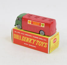 Dublo Dinky toys 070 A.E.C Shell - B.P Tanker Virtually Mint/Lovely box ''The J.W Collection''