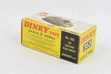 Dinky toys 353 SHADO 2 Mobile Virtually Mint/Nice box (Black smooth roof) 'J. W Collection'