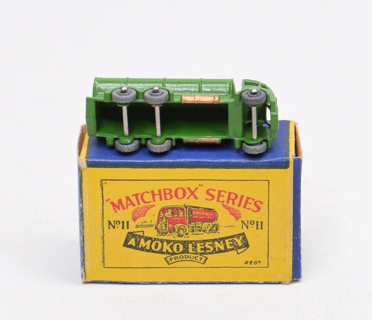 Matchbox Lesney 11 ERF Tanker RW/B1 Very Near Mint/Boxed – JK DIE 